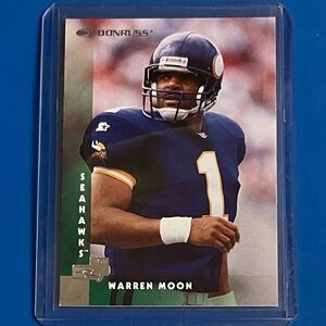 Warren Moon #183 1997 Donruss Football Trading Card